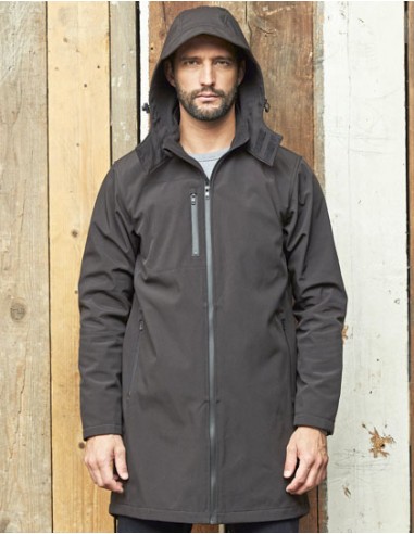NEO-03793-Mens Long Softshell Coat Achille